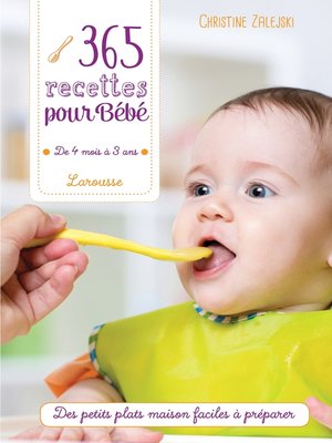 cover image of 365 recettes pour bébé